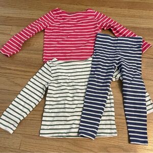 Mini Boden 3 Piece Striped Bundle